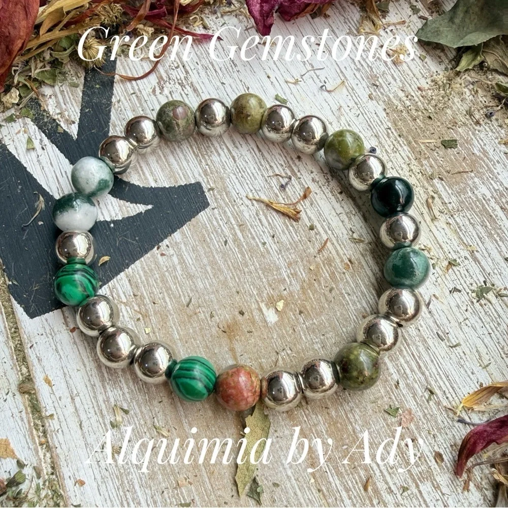 Carefree Vibrant Green malachite aventurine shells and Gold Earrings